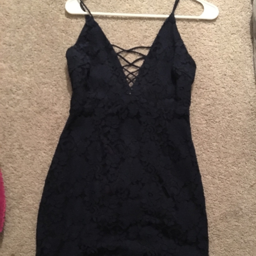 Astr baby bodycon dress with front detail